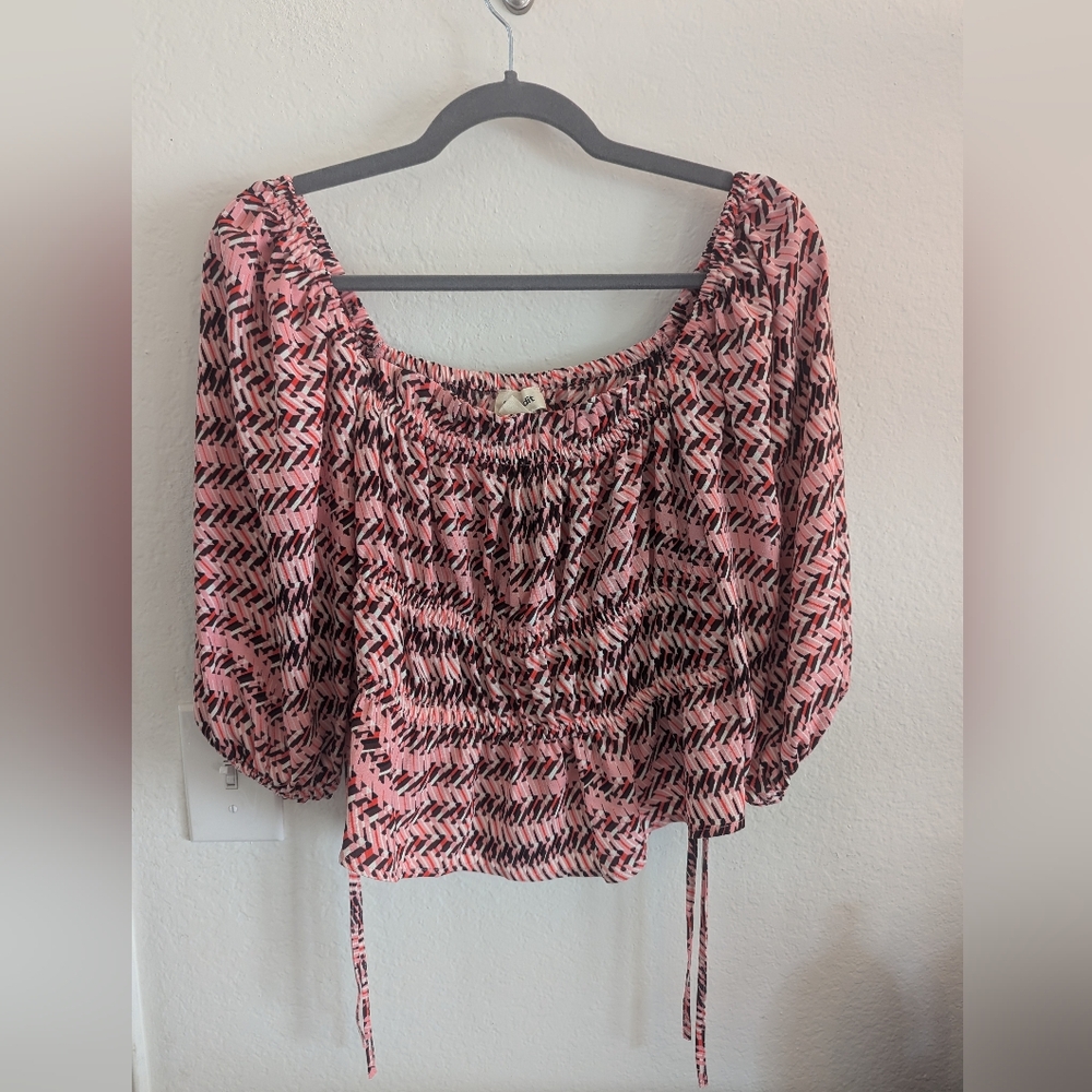 Open Edit Colorful Blouse